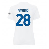 Camiseta Inter Milan Benjamin Pavard #28 Visitante Equipación para mujer 2023-24 manga corta